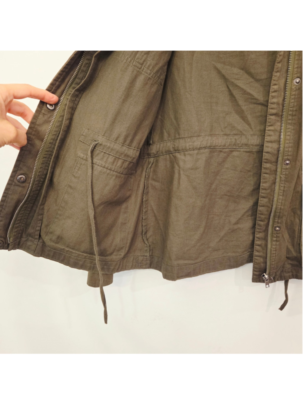 Women's Jack Utility Jacket Olive Size XS - Picture 6 of 11